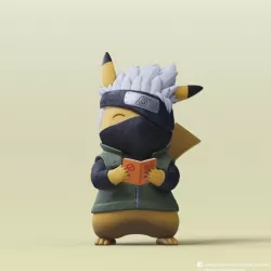 Pikachu X Kakashi (Pokemon/Naruto)