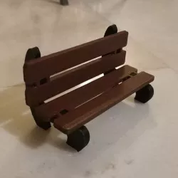 Playmobil bench seat for playground