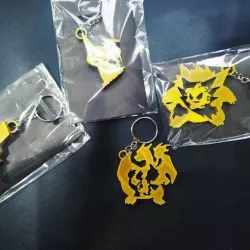 Pokemon Gengar key ring