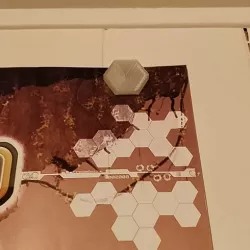 Poster holder hex shaped
