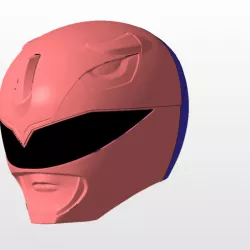 power rangers mmpr blue ranger helmet stl file