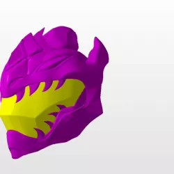 power rangers mmpr white dragon ranger helmet stl file