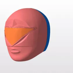 power rangers zeo blue ranger helmet stl file for 3d printing