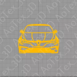 Renault Megane GT Keychain