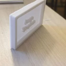 room door label