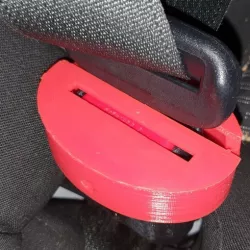Safety belt block for babies, children or disabled persons