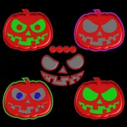 Scary Halloween Pumpkin Molds