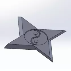 Shuriken Yin Yang Yin Yang