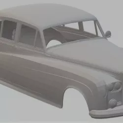 Silver Cloud Printable Body Car