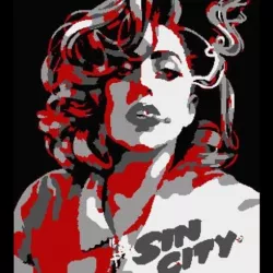 sin city lady gaga stencil
