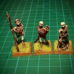 Skeletons! 28mm, no supports.