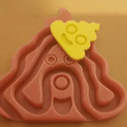 Sliding poop puzzle