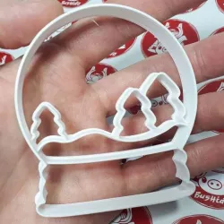 Snowball Glass - Pine - Cookie Cutter