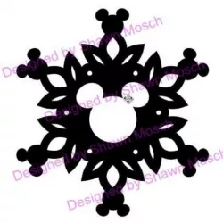 snowflake mandala  Mickey