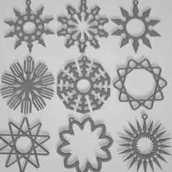 Snowflakes and Stars
