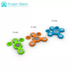 Spinners with nuts