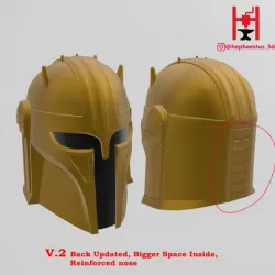 Star Wars Mandalorian Armorer (Blacksmith) Helmet