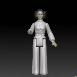 Star Wars .stl Princes read .3D action figure .OBJ Kenner