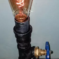 Steampunk desk lamp