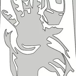 stencil iron man 04