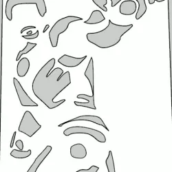 stencil iron man 05
