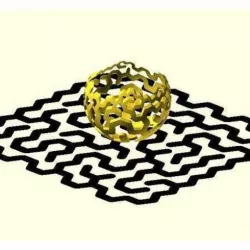 Stereographic hex maze