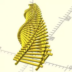 Stick tower