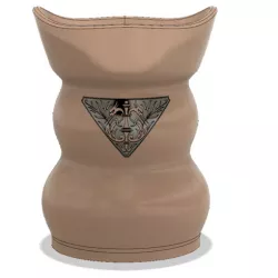 style vase cup vessel v302 for 3d-print or cnc