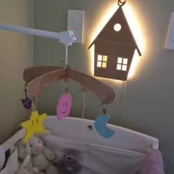 Super-Mario baby crib toy