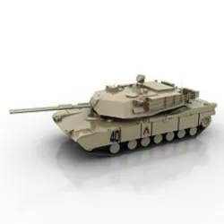 Tank M1 Abrams Model