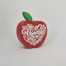 Teacher Gift Thank You Apple