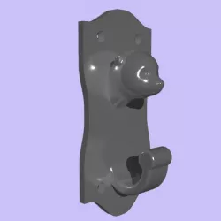 Teddy bear coat rack