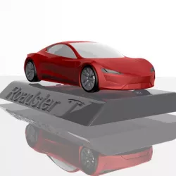 Tesla Roadster 2020  3D MODEL FOR 3D PRINTING STL FILES