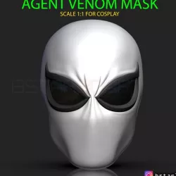 The Agent Venom Mask - Marvel Helmet