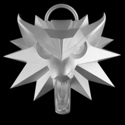 The Witcher 3  - Wolf Medallion