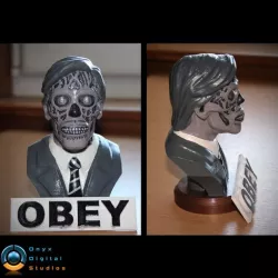 They Live Bust pose 01 - OBEY
