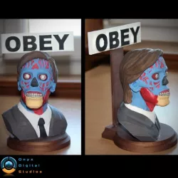 They Live Bust pose 02 - OBEY