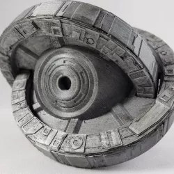 Timeless Life Boat with Spinning Rings
