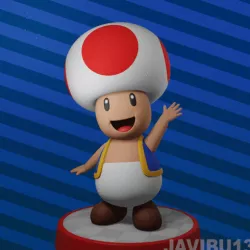 Toad (Amiibo Pose)