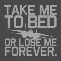 Top Gun take me to bed wall hanging