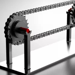 Transmission Chain and Gear Assembly - ANSI 60