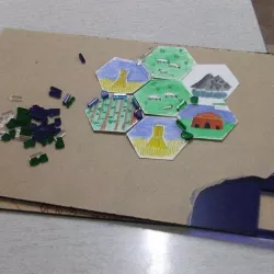 Travel Settlers of Catan pieces