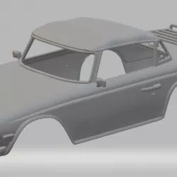 Triumph TR6 Printable Body Car