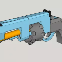 Vanguard Revolver (3D Print Kit Toy Gun)