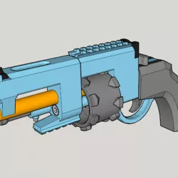 Vanguard Revolver Tactical (3D Print Kit Toy Gun)