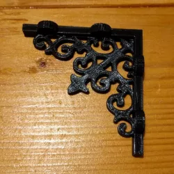 Victorian Style Shelf Brackets - 4" shelf