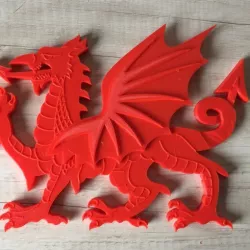 WALES DRAGON - DRAGON OF WALES - CYMRU DRAIG