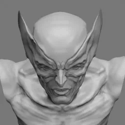 Wolverine bust