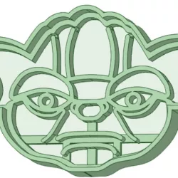 Yoda cookie cutter