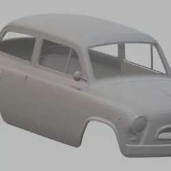 ZAZ 965 Printable Body Car